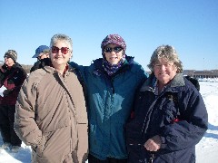 Laura Lee; Janet Bias; Kathleen Leitgeb; our Road Scholar Group Leaders